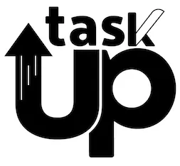 case studies taskup black logo